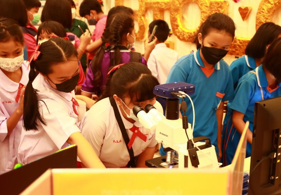 ภาพกิจกรรม  คณะวิทยาศาสตร์และเทคโนโลยีมหาวิทยาลัยราชภัฏกำแพงเพชร จัดงานสัปดาห์วิทยาศาสตร์แห่งชาติ ส่วนภูมิภาค ประจำปี 2565