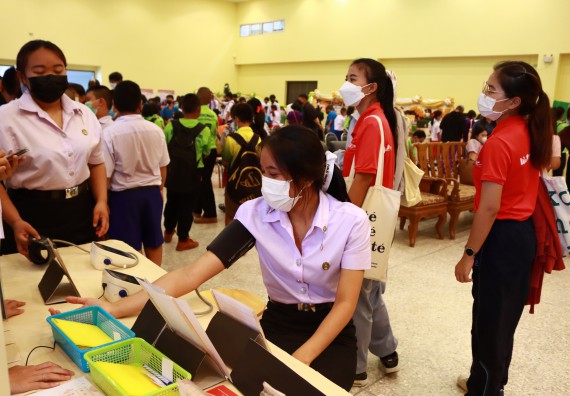 ภาพกิจกรรม  คณะวิทยาศาสตร์และเทคโนโลยีมหาวิทยาลัยราชภัฏกำแพงเพชร จัดงานสัปดาห์วิทยาศาสตร์แห่งชาติ ส่วนภูมิภาค ประจำปี 2565