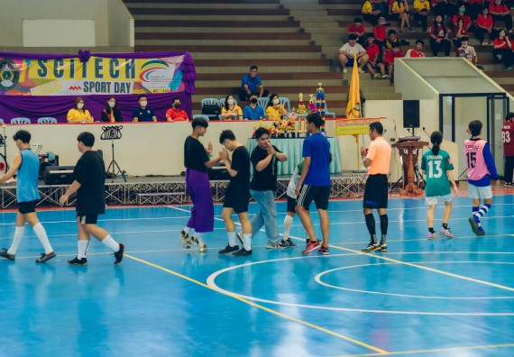 ภาพกิจกรรมคณะวิทยาศาสตร์และเทคโนโลยี จัดโครงการกีฬาสานสัมพันธ์ SCITECH SPORT DAY 2022 คณะวิทยาศาสตร์และเทคโนโลยี มหาวิทยาลัยราชภัฏกำแพงเพชร