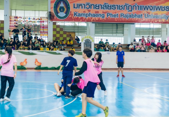ภาพกิจกรรมคณะวิทยาศาสตร์และเทคโนโลยี จัดโครงการกีฬาสานสัมพันธ์ SCITECH SPORT DAY 2022 คณะวิทยาศาสตร์และเทคโนโลยี มหาวิทยาลัยราชภัฏกำแพงเพชร