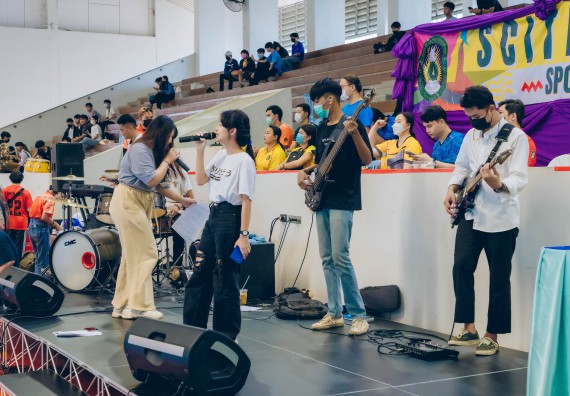 ภาพกิจกรรมคณะวิทยาศาสตร์และเทคโนโลยี จัดโครงการกีฬาสานสัมพันธ์ SCITECH SPORT DAY 2022 คณะวิทยาศาสตร์และเทคโนโลยี มหาวิทยาลัยราชภัฏกำแพงเพชร