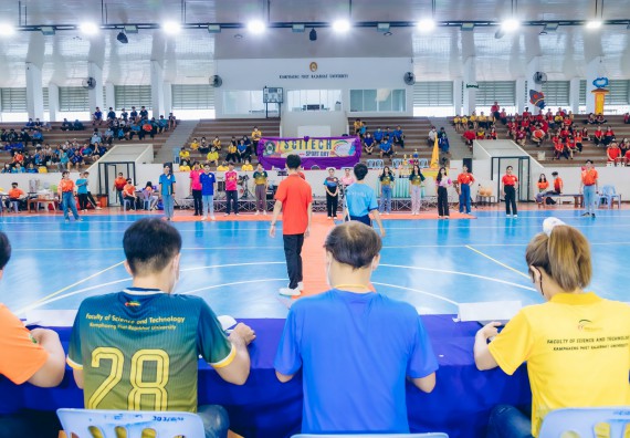 ภาพกิจกรรมคณะวิทยาศาสตร์และเทคโนโลยี จัดโครงการกีฬาสานสัมพันธ์ SCITECH SPORT DAY 2022 คณะวิทยาศาสตร์และเทคโนโลยี มหาวิทยาลัยราชภัฏกำแพงเพชร
