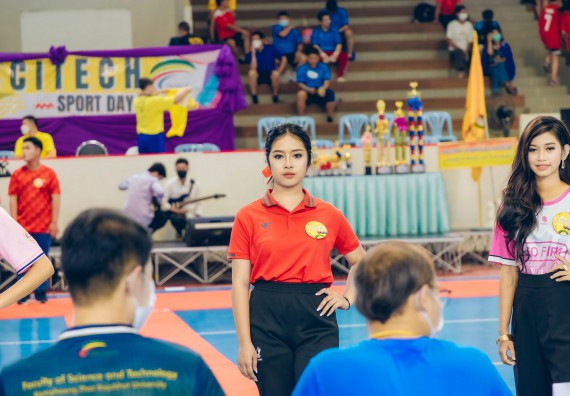 ภาพกิจกรรมคณะวิทยาศาสตร์และเทคโนโลยี จัดโครงการกีฬาสานสัมพันธ์ SCITECH SPORT DAY 2022 คณะวิทยาศาสตร์และเทคโนโลยี มหาวิทยาลัยราชภัฏกำแพงเพชร