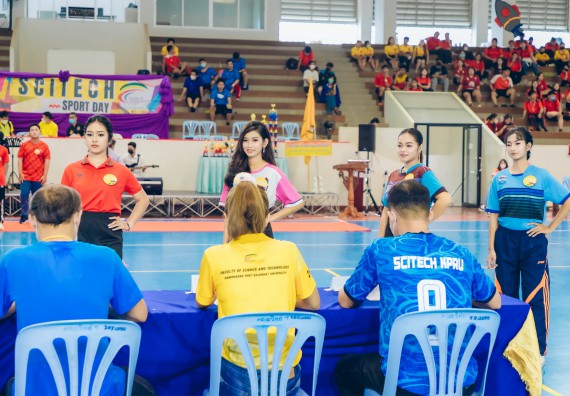 ภาพกิจกรรมคณะวิทยาศาสตร์และเทคโนโลยี จัดโครงการกีฬาสานสัมพันธ์ SCITECH SPORT DAY 2022 คณะวิทยาศาสตร์และเทคโนโลยี มหาวิทยาลัยราชภัฏกำแพงเพชร