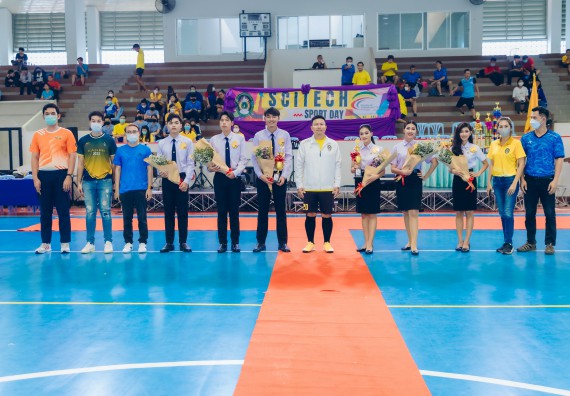ภาพกิจกรรมคณะวิทยาศาสตร์และเทคโนโลยี จัดโครงการกีฬาสานสัมพันธ์ SCITECH SPORT DAY 2022 คณะวิทยาศาสตร์และเทคโนโลยี มหาวิทยาลัยราชภัฏกำแพงเพชร