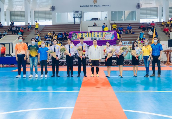 ภาพกิจกรรมคณะวิทยาศาสตร์และเทคโนโลยี จัดโครงการกีฬาสานสัมพันธ์ SCITECH SPORT DAY 2022 คณะวิทยาศาสตร์และเทคโนโลยี มหาวิทยาลัยราชภัฏกำแพงเพชร