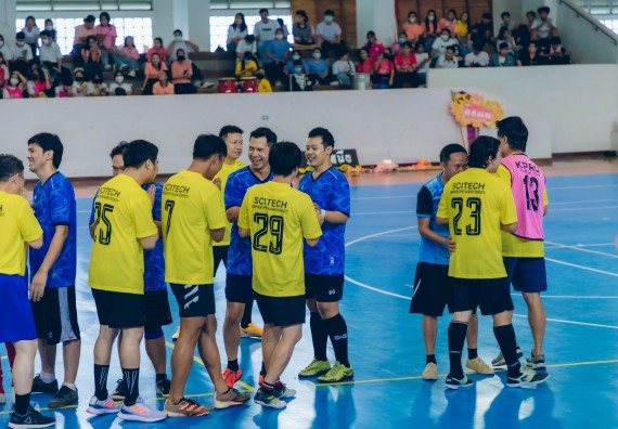 ภาพกิจกรรมคณะวิทยาศาสตร์และเทคโนโลยี จัดโครงการกีฬาสานสัมพันธ์ SCITECH SPORT DAY 2022 คณะวิทยาศาสตร์และเทคโนโลยี มหาวิทยาลัยราชภัฏกำแพงเพชร