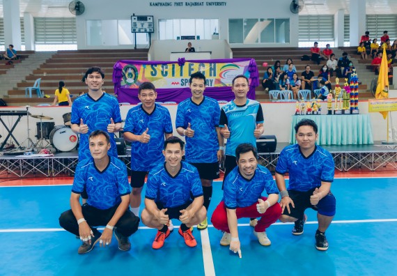 ภาพกิจกรรมคณะวิทยาศาสตร์และเทคโนโลยี จัดโครงการกีฬาสานสัมพันธ์ SCITECH SPORT DAY 2022 คณะวิทยาศาสตร์และเทคโนโลยี มหาวิทยาลัยราชภัฏกำแพงเพชร
