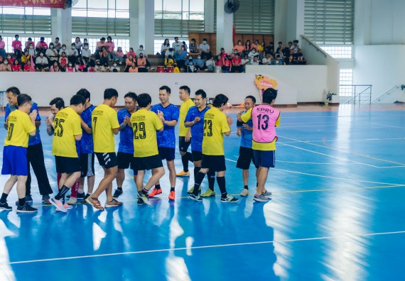 ภาพกิจกรรมคณะวิทยาศาสตร์และเทคโนโลยี จัดโครงการกีฬาสานสัมพันธ์ SCITECH SPORT DAY 2022 คณะวิทยาศาสตร์และเทคโนโลยี มหาวิทยาลัยราชภัฏกำแพงเพชร