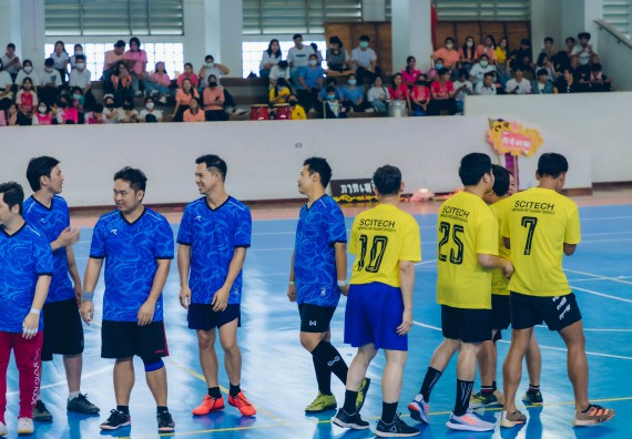 ภาพกิจกรรมคณะวิทยาศาสตร์และเทคโนโลยี จัดโครงการกีฬาสานสัมพันธ์ SCITECH SPORT DAY 2022 คณะวิทยาศาสตร์และเทคโนโลยี มหาวิทยาลัยราชภัฏกำแพงเพชร