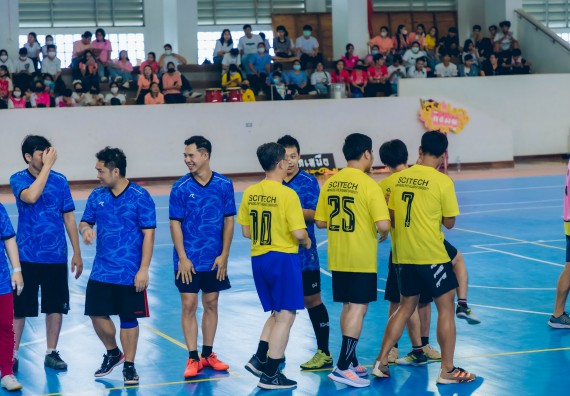 ภาพกิจกรรมคณะวิทยาศาสตร์และเทคโนโลยี จัดโครงการกีฬาสานสัมพันธ์ SCITECH SPORT DAY 2022 คณะวิทยาศาสตร์และเทคโนโลยี มหาวิทยาลัยราชภัฏกำแพงเพชร