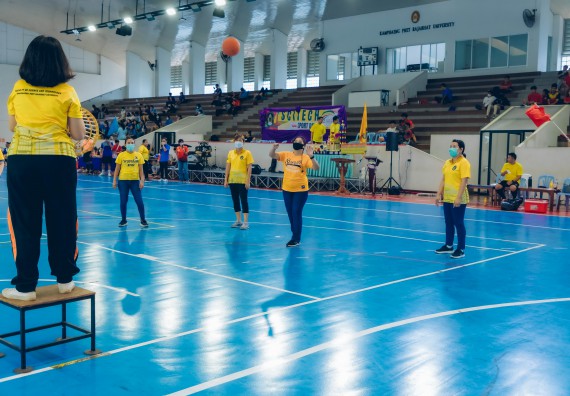 ภาพกิจกรรมคณะวิทยาศาสตร์และเทคโนโลยี จัดโครงการกีฬาสานสัมพันธ์ SCITECH SPORT DAY 2022 คณะวิทยาศาสตร์และเทคโนโลยี มหาวิทยาลัยราชภัฏกำแพงเพชร