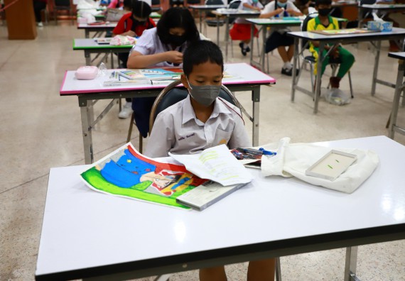 ภาพกิจกรรม  คณะวิทยาศาสตร์และเทคโนโลยีมหาวิทยาลัยราชภัฏกำแพงเพชร จัดงานสัปดาห์วิทยาศาสตร์แห่งชาติ ส่วนภูมิภาค ประจำปี 2565