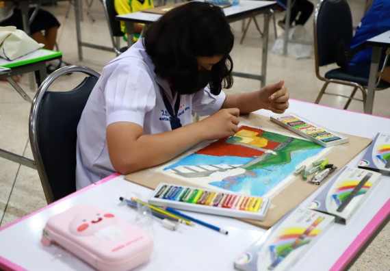 ภาพกิจกรรม  คณะวิทยาศาสตร์และเทคโนโลยีมหาวิทยาลัยราชภัฏกำแพงเพชร จัดงานสัปดาห์วิทยาศาสตร์แห่งชาติ ส่วนภูมิภาค ประจำปี 2565