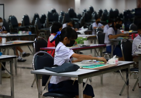 ภาพกิจกรรม  คณะวิทยาศาสตร์และเทคโนโลยีมหาวิทยาลัยราชภัฏกำแพงเพชร จัดงานสัปดาห์วิทยาศาสตร์แห่งชาติ ส่วนภูมิภาค ประจำปี 2565