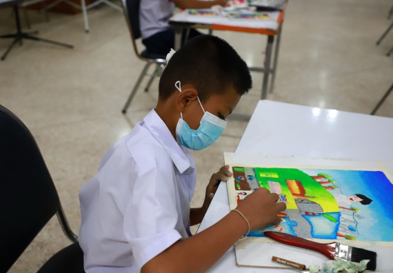 ภาพกิจกรรม  คณะวิทยาศาสตร์และเทคโนโลยีมหาวิทยาลัยราชภัฏกำแพงเพชร จัดงานสัปดาห์วิทยาศาสตร์แห่งชาติ ส่วนภูมิภาค ประจำปี 2565