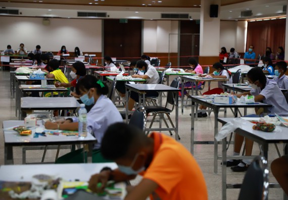 ภาพกิจกรรม  คณะวิทยาศาสตร์และเทคโนโลยีมหาวิทยาลัยราชภัฏกำแพงเพชร จัดงานสัปดาห์วิทยาศาสตร์แห่งชาติ ส่วนภูมิภาค ประจำปี 2565