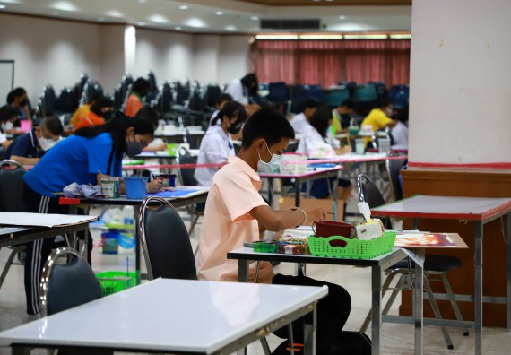 ภาพกิจกรรม  คณะวิทยาศาสตร์และเทคโนโลยีมหาวิทยาลัยราชภัฏกำแพงเพชร จัดงานสัปดาห์วิทยาศาสตร์แห่งชาติ ส่วนภูมิภาค ประจำปี 2565