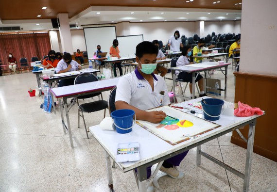 ภาพกิจกรรม  คณะวิทยาศาสตร์และเทคโนโลยีมหาวิทยาลัยราชภัฏกำแพงเพชร จัดงานสัปดาห์วิทยาศาสตร์แห่งชาติ ส่วนภูมิภาค ประจำปี 2565