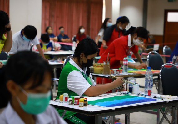 ภาพกิจกรรม  คณะวิทยาศาสตร์และเทคโนโลยีมหาวิทยาลัยราชภัฏกำแพงเพชร จัดงานสัปดาห์วิทยาศาสตร์แห่งชาติ ส่วนภูมิภาค ประจำปี 2565