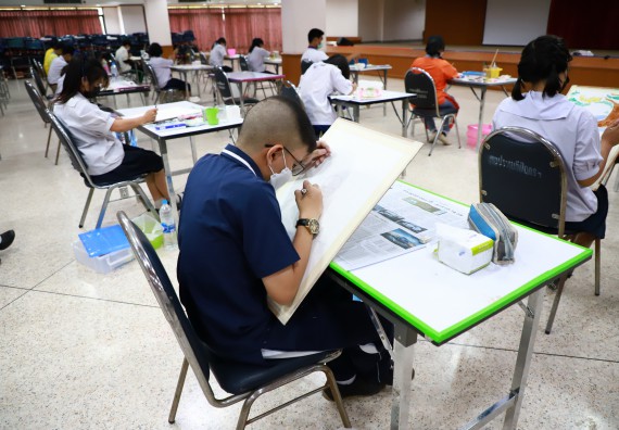 ภาพกิจกรรม  คณะวิทยาศาสตร์และเทคโนโลยีมหาวิทยาลัยราชภัฏกำแพงเพชร จัดงานสัปดาห์วิทยาศาสตร์แห่งชาติ ส่วนภูมิภาค ประจำปี 2565