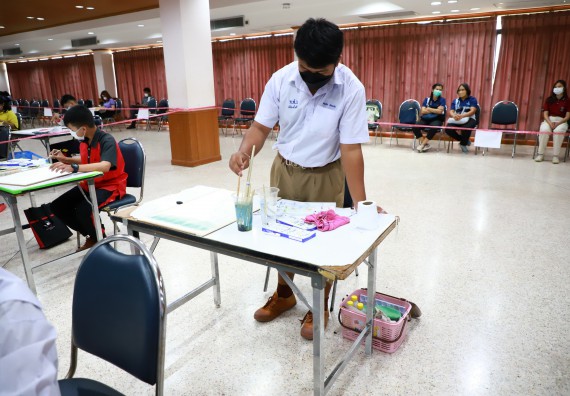 ภาพกิจกรรม  คณะวิทยาศาสตร์และเทคโนโลยีมหาวิทยาลัยราชภัฏกำแพงเพชร จัดงานสัปดาห์วิทยาศาสตร์แห่งชาติ ส่วนภูมิภาค ประจำปี 2565