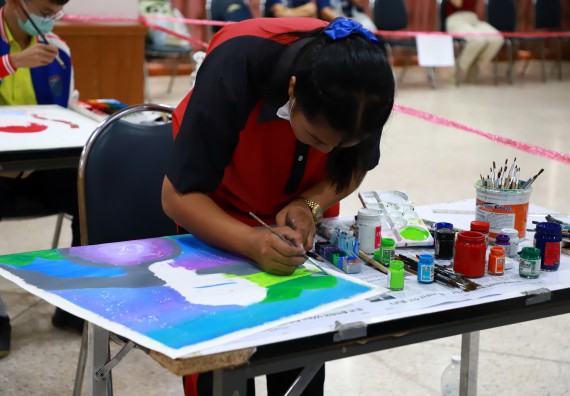 ภาพกิจกรรม  คณะวิทยาศาสตร์และเทคโนโลยีมหาวิทยาลัยราชภัฏกำแพงเพชร จัดงานสัปดาห์วิทยาศาสตร์แห่งชาติ ส่วนภูมิภาค ประจำปี 2565