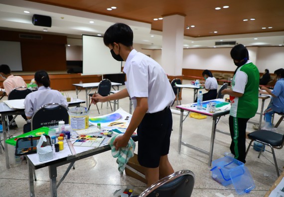 ภาพกิจกรรม  คณะวิทยาศาสตร์และเทคโนโลยีมหาวิทยาลัยราชภัฏกำแพงเพชร จัดงานสัปดาห์วิทยาศาสตร์แห่งชาติ ส่วนภูมิภาค ประจำปี 2565