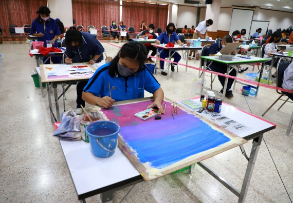 ภาพกิจกรรม  คณะวิทยาศาสตร์และเทคโนโลยีมหาวิทยาลัยราชภัฏกำแพงเพชร จัดงานสัปดาห์วิทยาศาสตร์แห่งชาติ ส่วนภูมิภาค ประจำปี 2565