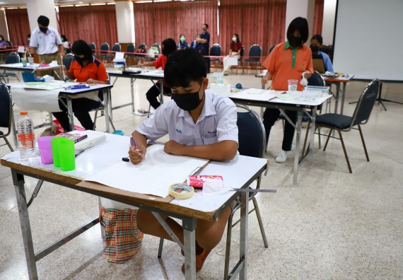 ภาพกิจกรรม  คณะวิทยาศาสตร์และเทคโนโลยีมหาวิทยาลัยราชภัฏกำแพงเพชร จัดงานสัปดาห์วิทยาศาสตร์แห่งชาติ ส่วนภูมิภาค ประจำปี 2565