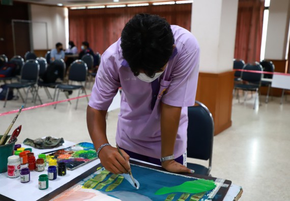 ภาพกิจกรรม  คณะวิทยาศาสตร์และเทคโนโลยีมหาวิทยาลัยราชภัฏกำแพงเพชร จัดงานสัปดาห์วิทยาศาสตร์แห่งชาติ ส่วนภูมิภาค ประจำปี 2565