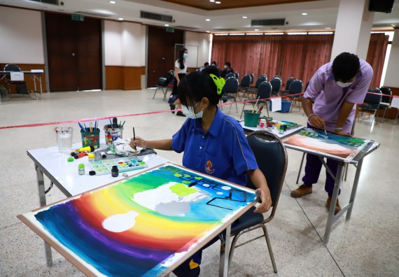 ภาพกิจกรรม  คณะวิทยาศาสตร์และเทคโนโลยีมหาวิทยาลัยราชภัฏกำแพงเพชร จัดงานสัปดาห์วิทยาศาสตร์แห่งชาติ ส่วนภูมิภาค ประจำปี 2565