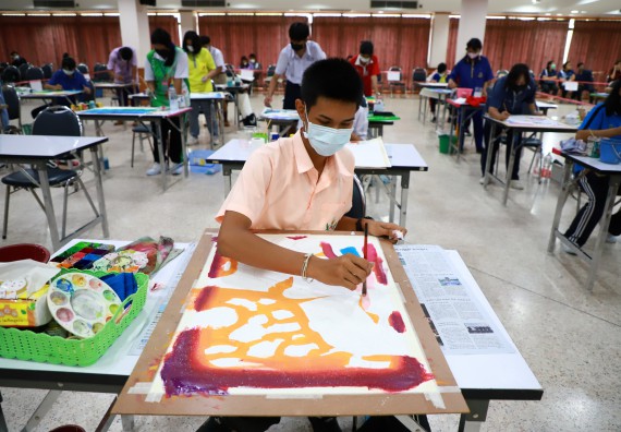 ภาพกิจกรรม  คณะวิทยาศาสตร์และเทคโนโลยีมหาวิทยาลัยราชภัฏกำแพงเพชร จัดงานสัปดาห์วิทยาศาสตร์แห่งชาติ ส่วนภูมิภาค ประจำปี 2565