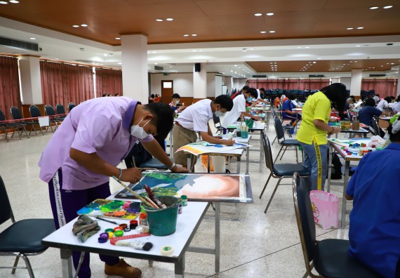 ภาพกิจกรรม  คณะวิทยาศาสตร์และเทคโนโลยีมหาวิทยาลัยราชภัฏกำแพงเพชร จัดงานสัปดาห์วิทยาศาสตร์แห่งชาติ ส่วนภูมิภาค ประจำปี 2565