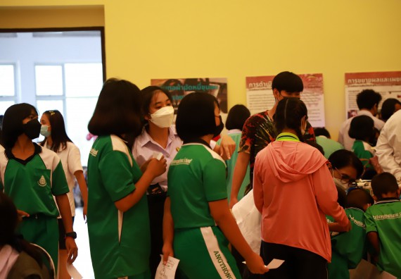 ภาพกิจกรรม  คณะวิทยาศาสตร์และเทคโนโลยีมหาวิทยาลัยราชภัฏกำแพงเพชร จัดงานสัปดาห์วิทยาศาสตร์แห่งชาติ ส่วนภูมิภาค ประจำปี 2565