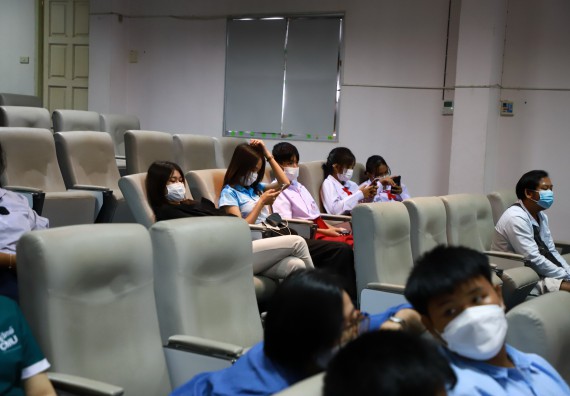 ภาพกิจกรรม  คณะวิทยาศาสตร์และเทคโนโลยีมหาวิทยาลัยราชภัฏกำแพงเพชร จัดงานสัปดาห์วิทยาศาสตร์แห่งชาติ ส่วนภูมิภาค ประจำปี 2565