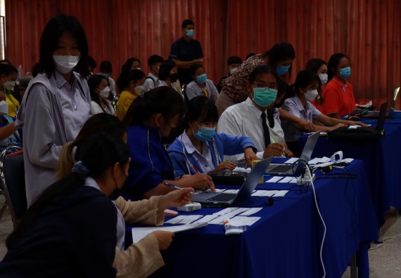 ภาพกิจกรรม  คณะวิทยาศาสตร์และเทคโนโลยีมหาวิทยาลัยราชภัฏกำแพงเพชร จัดงานสัปดาห์วิทยาศาสตร์แห่งชาติ ส่วนภูมิภาค ประจำปี 2565