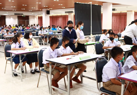 ภาพกิจกรรม  คณะวิทยาศาสตร์และเทคโนโลยีมหาวิทยาลัยราชภัฏกำแพงเพชร จัดงานสัปดาห์วิทยาศาสตร์แห่งชาติ ส่วนภูมิภาค ประจำปี 2565