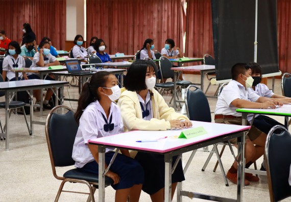 ภาพกิจกรรม  คณะวิทยาศาสตร์และเทคโนโลยีมหาวิทยาลัยราชภัฏกำแพงเพชร จัดงานสัปดาห์วิทยาศาสตร์แห่งชาติ ส่วนภูมิภาค ประจำปี 2565