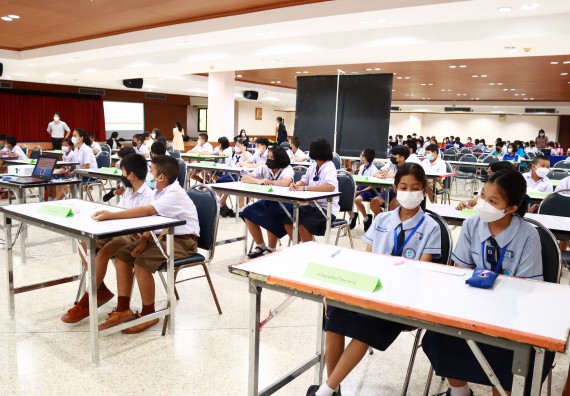 ภาพกิจกรรม  คณะวิทยาศาสตร์และเทคโนโลยีมหาวิทยาลัยราชภัฏกำแพงเพชร จัดงานสัปดาห์วิทยาศาสตร์แห่งชาติ ส่วนภูมิภาค ประจำปี 2565