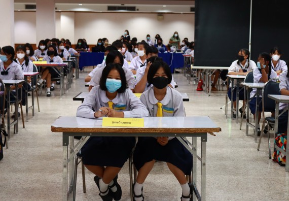 ภาพกิจกรรม  คณะวิทยาศาสตร์และเทคโนโลยีมหาวิทยาลัยราชภัฏกำแพงเพชร จัดงานสัปดาห์วิทยาศาสตร์แห่งชาติ ส่วนภูมิภาค ประจำปี 2565