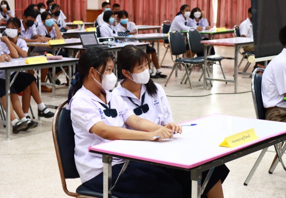 ภาพกิจกรรม  คณะวิทยาศาสตร์และเทคโนโลยีมหาวิทยาลัยราชภัฏกำแพงเพชร จัดงานสัปดาห์วิทยาศาสตร์แห่งชาติ ส่วนภูมิภาค ประจำปี 2565