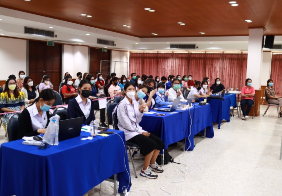 ภาพกิจกรรม  คณะวิทยาศาสตร์และเทคโนโลยีมหาวิทยาลัยราชภัฏกำแพงเพชร จัดงานสัปดาห์วิทยาศาสตร์แห่งชาติ ส่วนภูมิภาค ประจำปี 2565