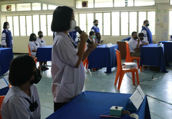 ภาพกิจกรรม  คณะวิทยาศาสตร์และเทคโนโลยีมหาวิทยาลัยราชภัฏกำแพงเพชร จัดงานสัปดาห์วิทยาศาสตร์แห่งชาติ ส่วนภูมิภาค ประจำปี 2565