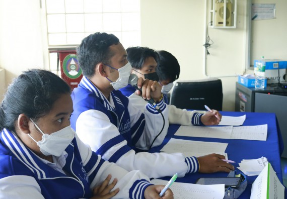 ภาพกิจกรรม  คณะวิทยาศาสตร์และเทคโนโลยีมหาวิทยาลัยราชภัฏกำแพงเพชร จัดงานสัปดาห์วิทยาศาสตร์แห่งชาติ ส่วนภูมิภาค ประจำปี 2565