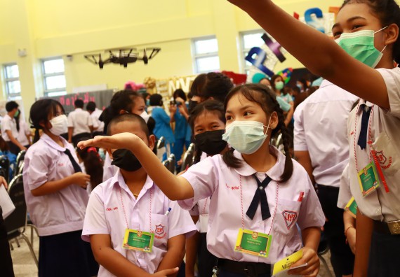 ภาพกิจกรรม  คณะวิทยาศาสตร์และเทคโนโลยีมหาวิทยาลัยราชภัฏกำแพงเพชร จัดงานสัปดาห์วิทยาศาสตร์แห่งชาติ ส่วนภูมิภาค ประจำปี 2565