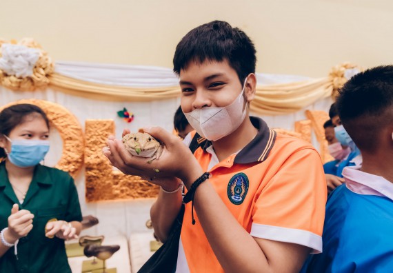 ภาพกิจกรรม  คณะวิทยาศาสตร์และเทคโนโลยีมหาวิทยาลัยราชภัฏกำแพงเพชร จัดงานสัปดาห์วิทยาศาสตร์แห่งชาติ ส่วนภูมิภาค ประจำปี 2565