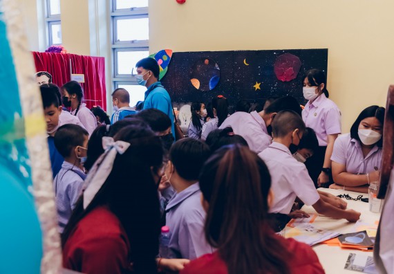 ภาพกิจกรรม  คณะวิทยาศาสตร์และเทคโนโลยีมหาวิทยาลัยราชภัฏกำแพงเพชร จัดงานสัปดาห์วิทยาศาสตร์แห่งชาติ ส่วนภูมิภาค ประจำปี 2565