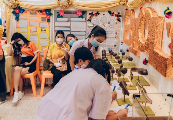 ภาพกิจกรรม  คณะวิทยาศาสตร์และเทคโนโลยีมหาวิทยาลัยราชภัฏกำแพงเพชร จัดงานสัปดาห์วิทยาศาสตร์แห่งชาติ ส่วนภูมิภาค ประจำปี 2565