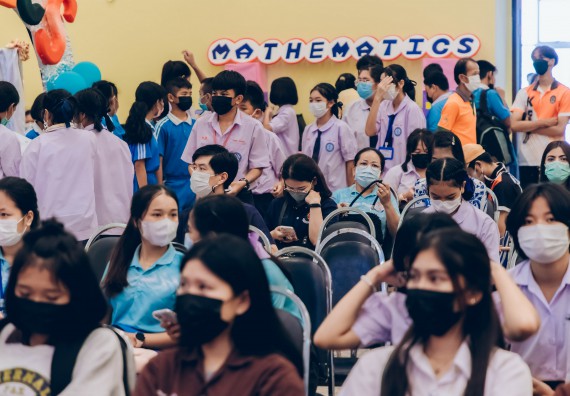 ภาพกิจกรรม  คณะวิทยาศาสตร์และเทคโนโลยีมหาวิทยาลัยราชภัฏกำแพงเพชร จัดงานสัปดาห์วิทยาศาสตร์แห่งชาติ ส่วนภูมิภาค ประจำปี 2565